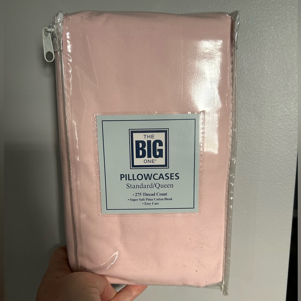 Kohl's The Big One Soft Pink Pillowcases - Standard/Queen